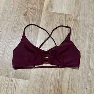 SHEIN MAROON BIKINI TOP
